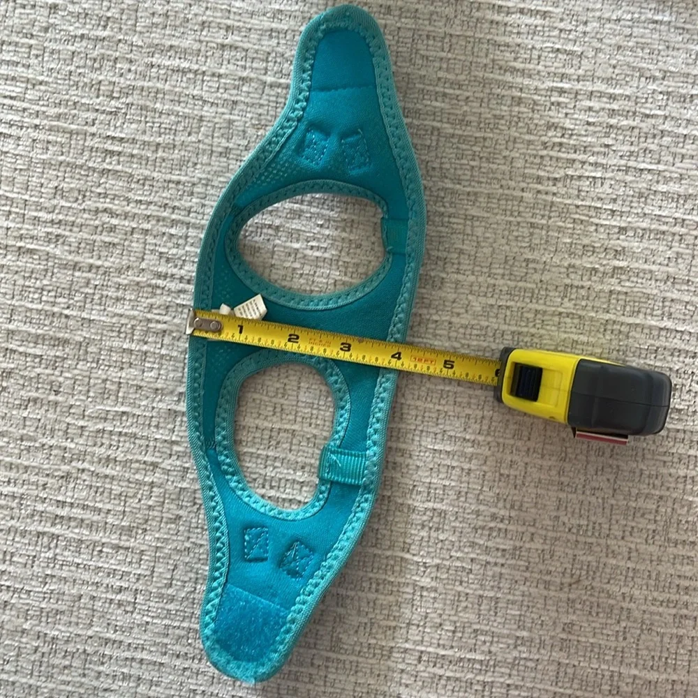 Dog Harness with Velcro and Hook Teal Small